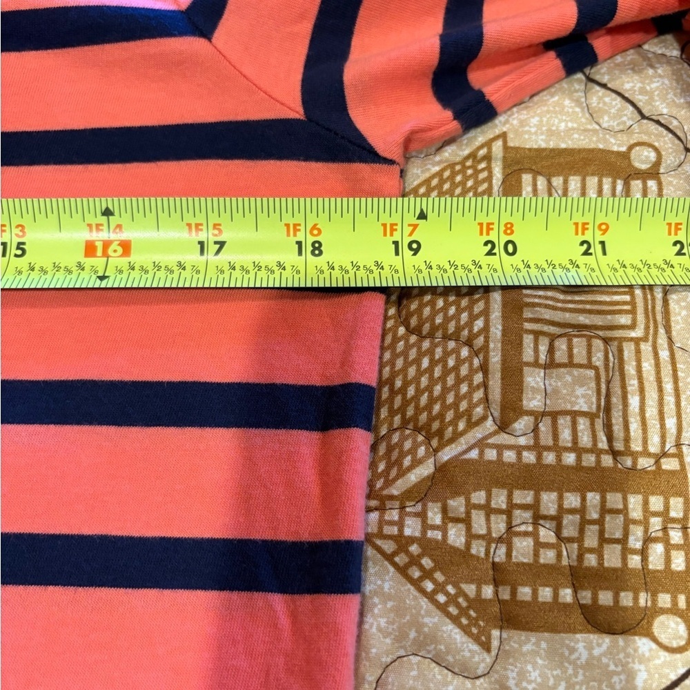 Old Navy Women's 3/4 Sleeve Stripe Top in Mariner Pink Stripe size Small - Picture 7 of 9
